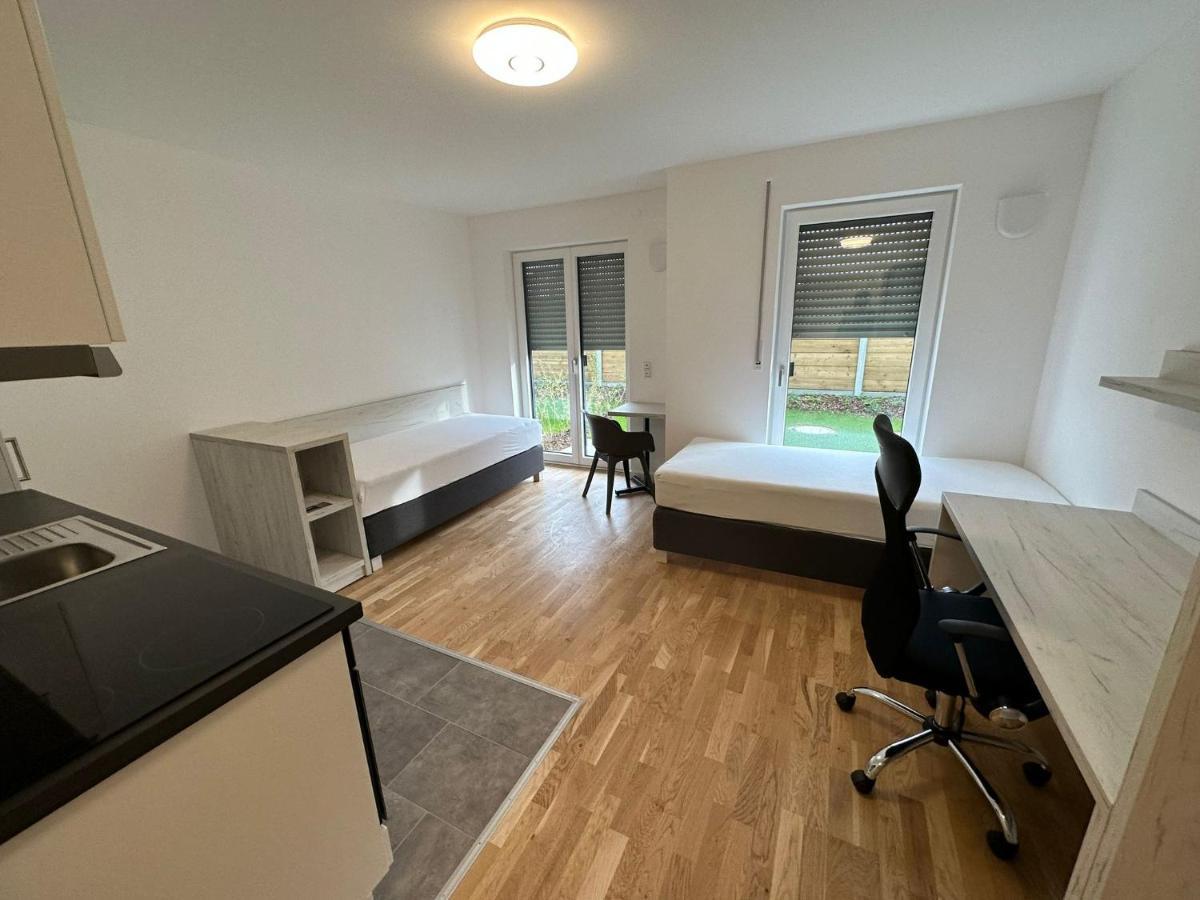 1 Zimmer Studioapartment Mit Bis Zu 2 Einzelbetten In Der Land Of Living Kelheim Kültér fotó